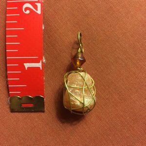 Wire Wrapped Stone Pendant